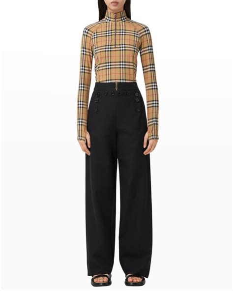 burberry vilan top|Burberry Vilan Check High.